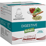 Sandemetrio Digestive (Tisana funzionale biologica - astuccio da 10 capsule compatibili Nespresso)
